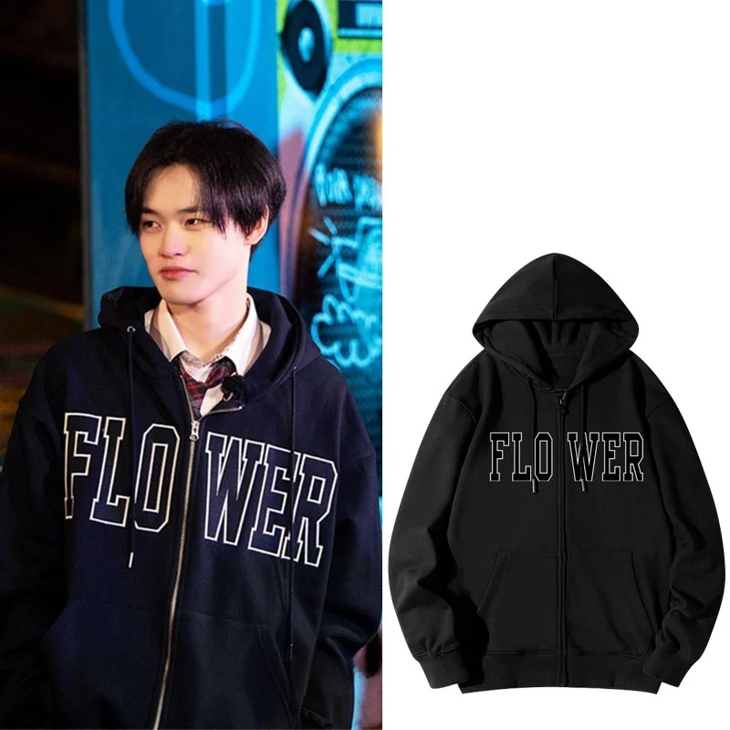 

NCT DR Jonhen Hooded Zipper Fce Lined Jaet Couple Matching Loose Fit Spring Autumn Winter Streetwear Sle