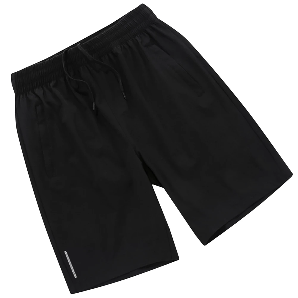 

1Pc Short Pants Cotton Pants Leisure Short Athletic Shorts Men Short Pants Running Short Pants Floral Pants (Black 3XL 80-90KG)