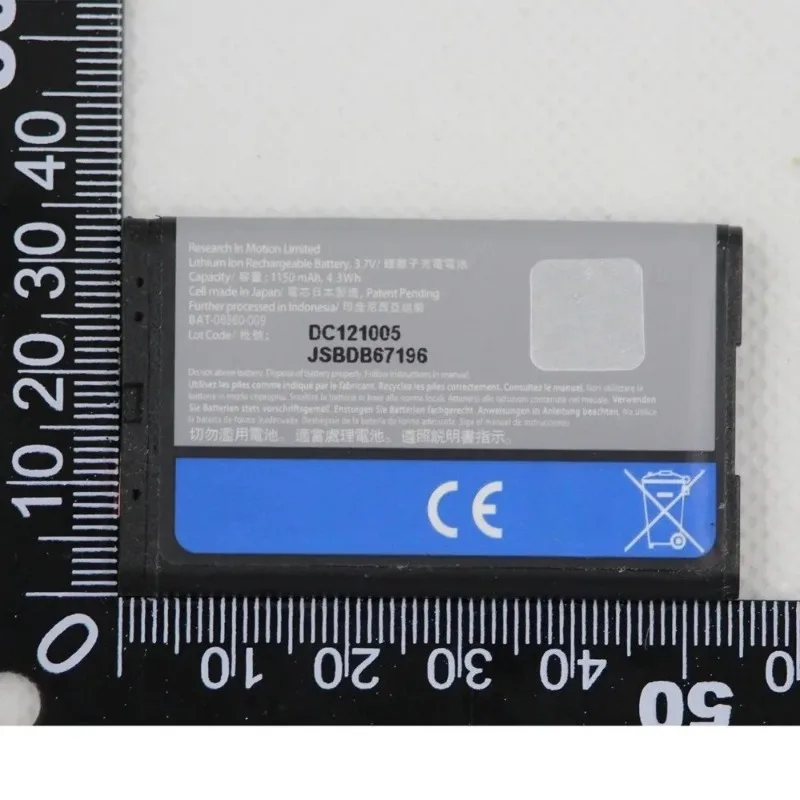 10pcs/lot C-S2 Phone battery For Blackberry Curve 9300 8300 8310 8320 8330 8520 8530 8700 Internal Mobile Replacement Battery