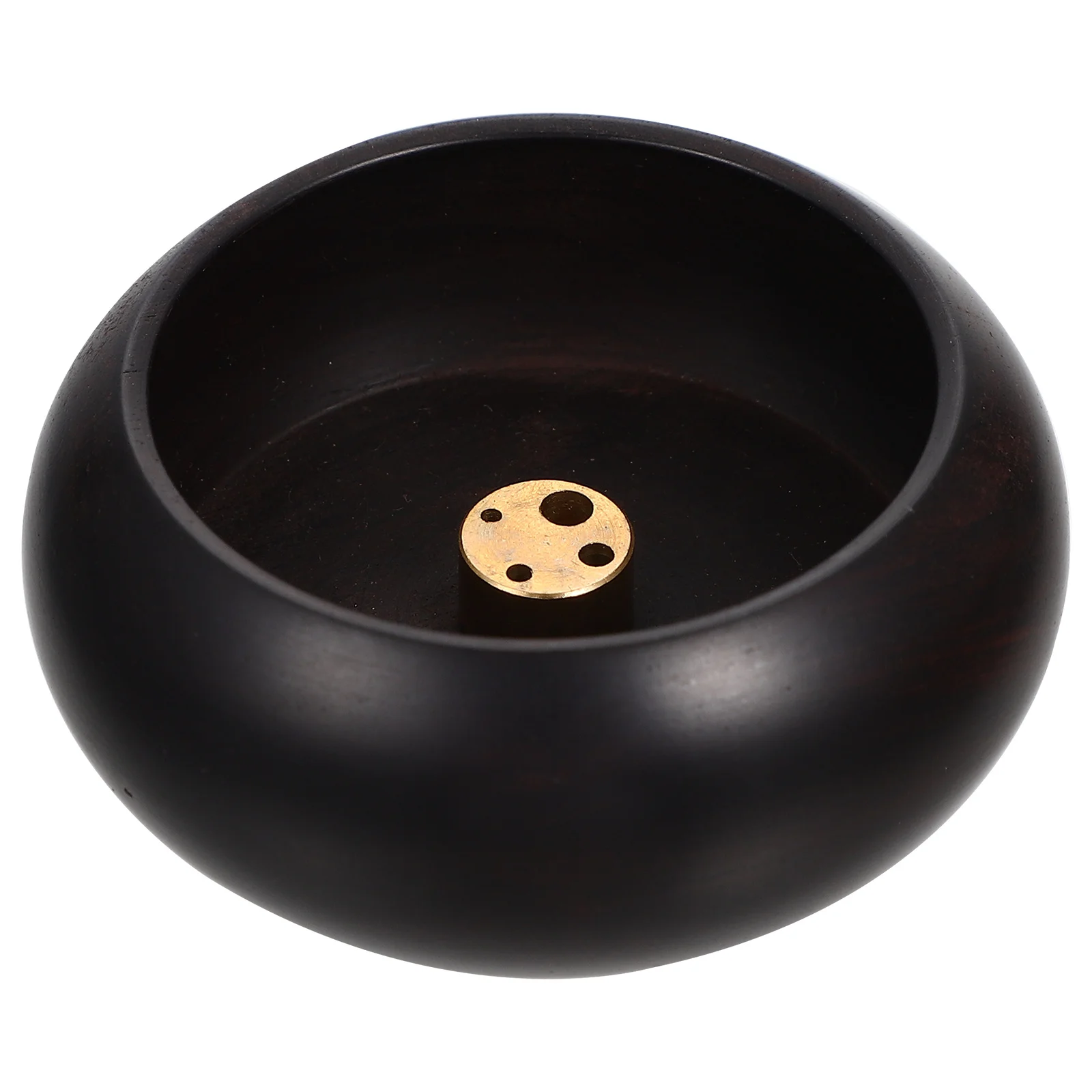 

Exquisite Wooden Incense Burner Bowl-Shaped Tray for Stress Relief Decorative Censer Adornment Desktop Aromatherapy