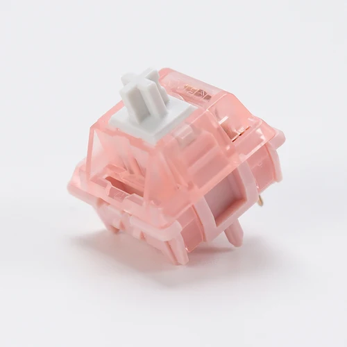 Imagen 2 del producto KBDiy-teclado con interruptor Sakura, 5 pines, 37gf, PC, interruptores lineales cremosos, personalizado, DIY, para juegos, Teclado mecánico 60, Aula F75 F99 Pro