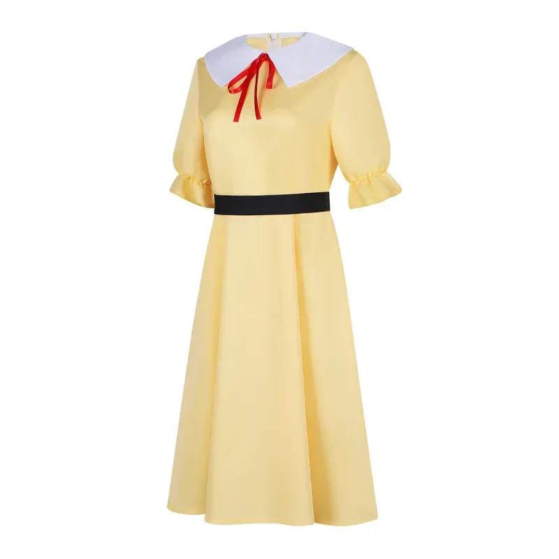 2026 Etoile Fujiko تأثيري Kawaii JK زي مدرسي شاحب أصفر تنورة طويلة القوس لوليتا Halloweena ؛ 3,v'5.t;8, #5