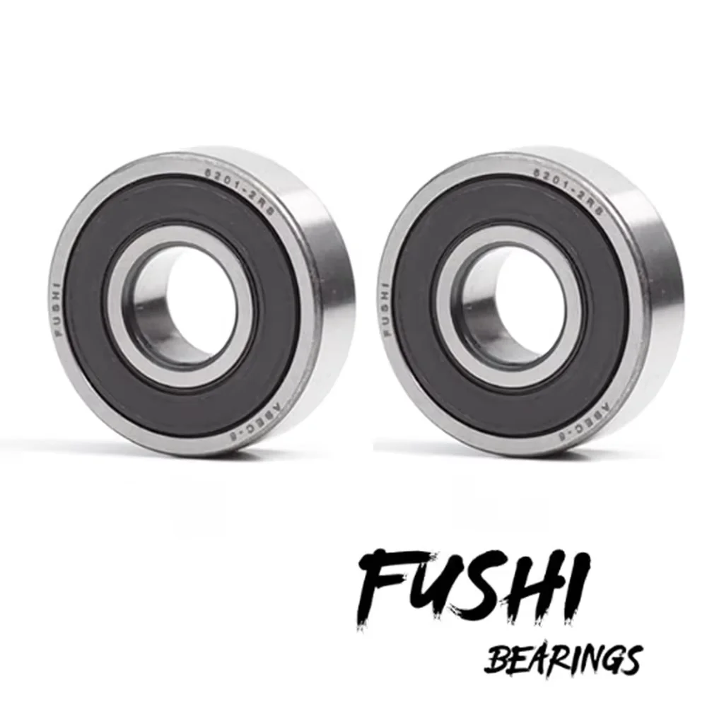 2PCS 6200 6201 6202 6203 6204 6205 ABEC-5 10*30*9 12*32*10 15*35*11 17*40*12 20*47*14 mm Ball Bearings 2RS EMQ Electric Motor