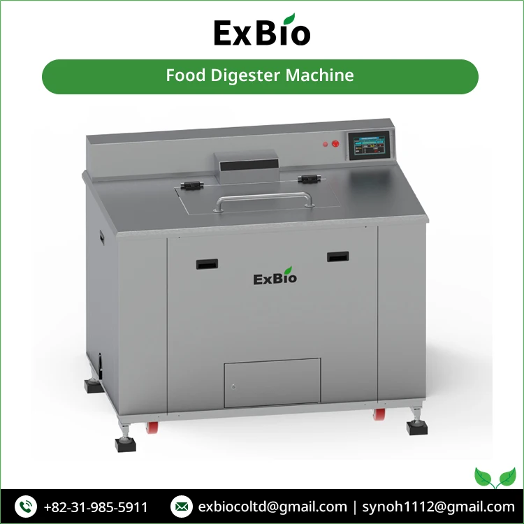 Food Waste Digester Machine Supplier Of Superlative Quality Exbio 300kg/day Capacity Food Waste Disposal Composting Machine