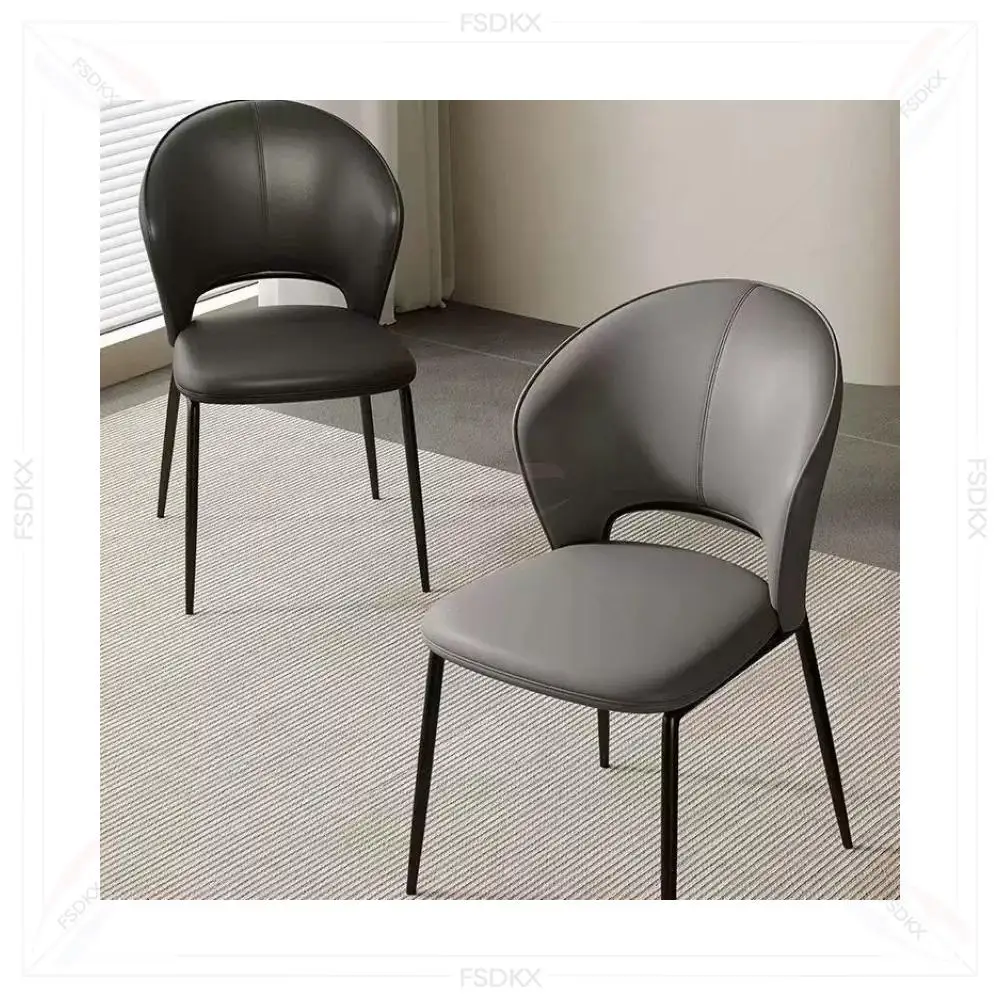 

Fabric Furniture Dining Chair Wholesale Design Nordic Leather Modern Luxury Restaurant Metal Dining Chairs With Metal Legs