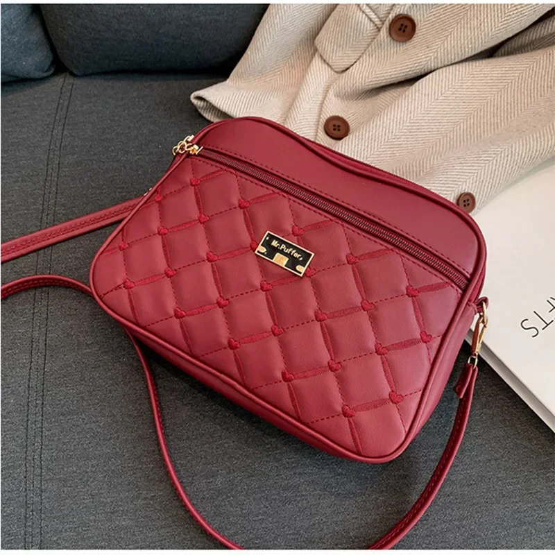 

Жидкость инвентаря, женская внешняя торговля, универсальная маленькая сумка через плечо из искусственной кожи, маленькая квадратная сумка на одно плечо