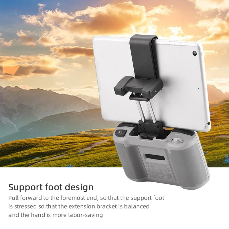 Wtohoby Tablet Extended Bracket Mount for DJI NEO /AIR 3S Drone RC-N3 Remote Control Tablet Stand Clip Holder Accessory