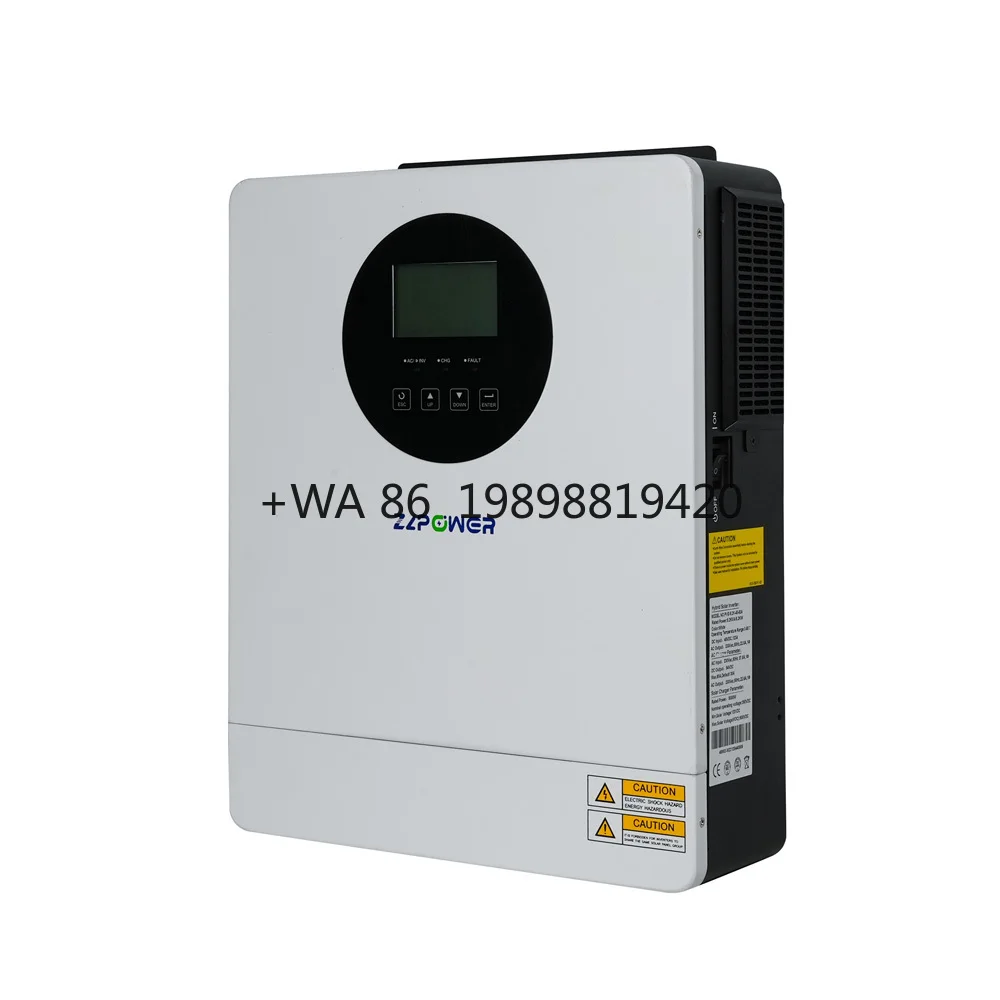 

Single Phase off Grid Inverter 3.5kw 4kw 6kw Solar Inverter Pure Sine Wave Mppt Charger Inverter for Home Appliance