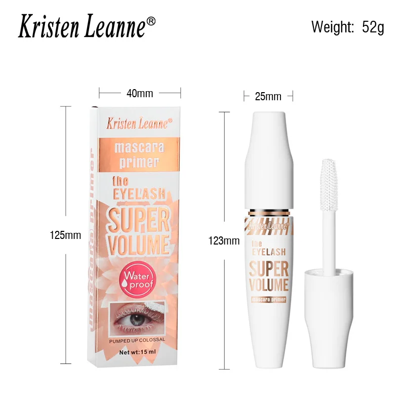 White Base Dense Curly Finalize Does Not Smudge Water Proof Mascara Makeup Cosmetic