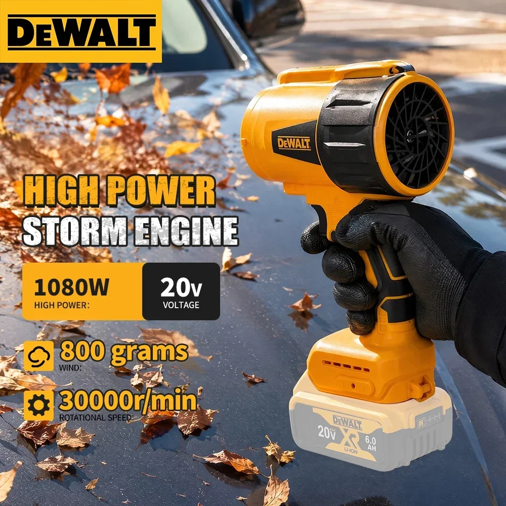 DEWALT 30000RPM Cordless Air Blower 20V Handheld Turbo Violent Fan Dryer Rechargeable Dust Blowing Tool, Tool Only.D317-2