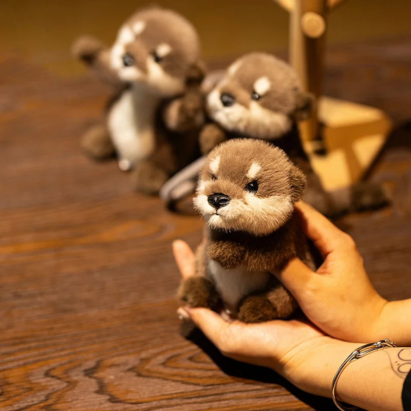 Kawaii قضاعة أفخم المفاتيح محاكاة قضاعة محشوة الحيوان وسادة الطفل الحيوان جرذ الأرض دمية هدية عيد ميلاد غرفة الديكور #1