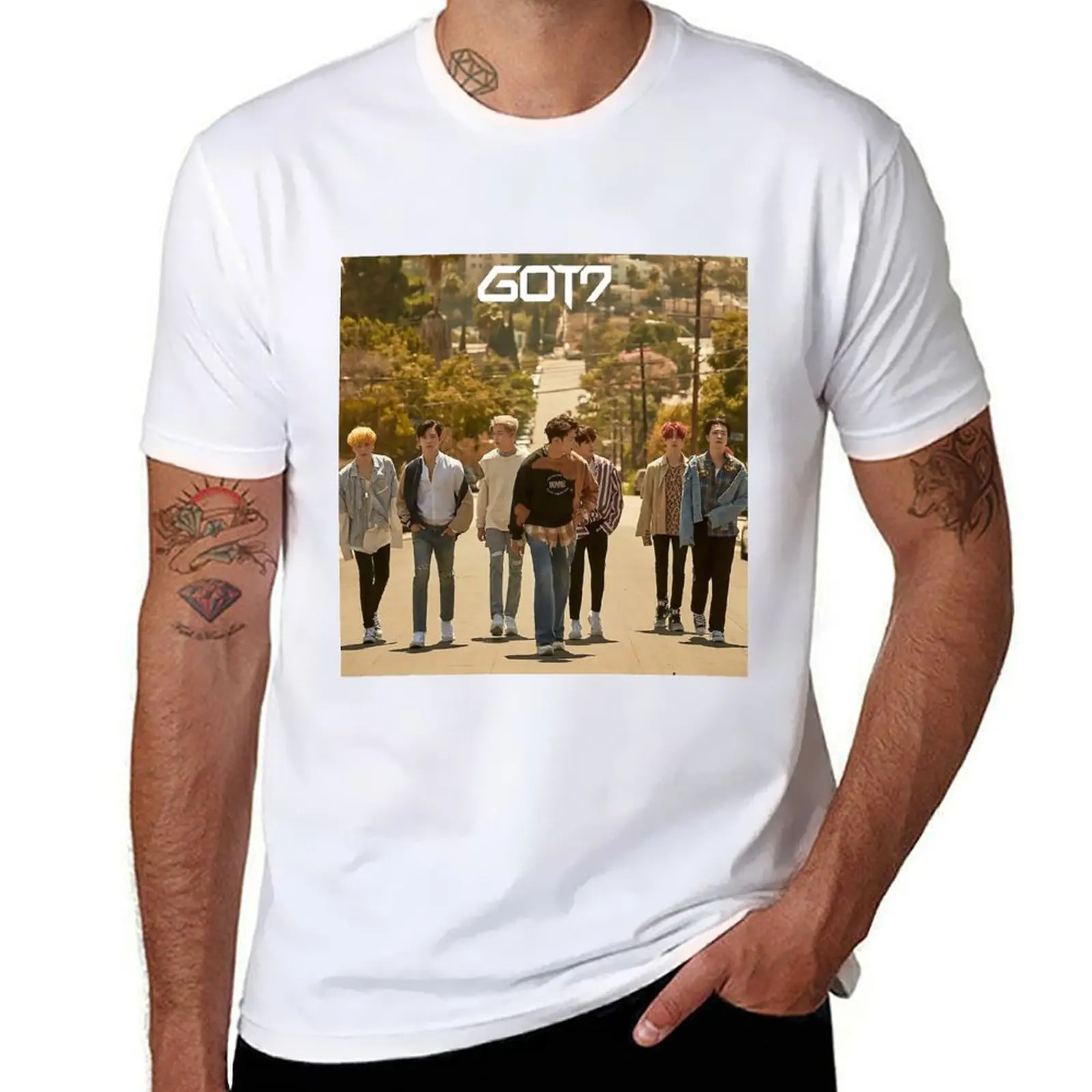 

GOT7 T-Shirt cotton tshirt 100% graphic t shirts for man T-Shirt