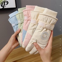 Winter Women Ski Gloves Snow Electric Bike Thermal Warm Waterproof Windproof Non-slip 장갑 Cycling Fleece Snowboard Accessories