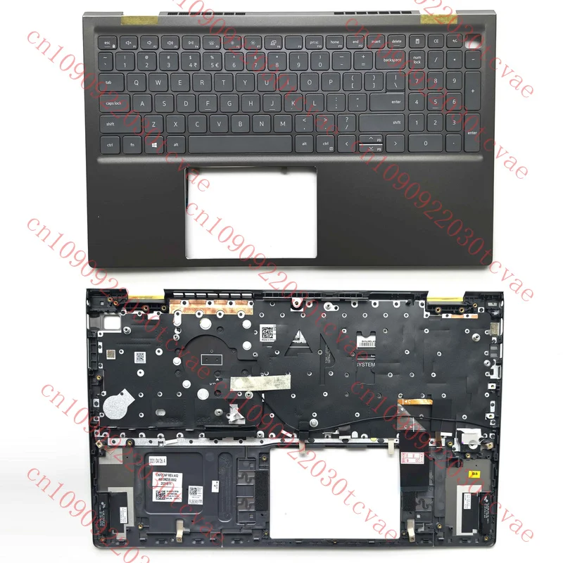 

06P0TG New For Dell Inspiron 15 Pro 5510 5515 Palmrest Backlit Keyboard Cover US