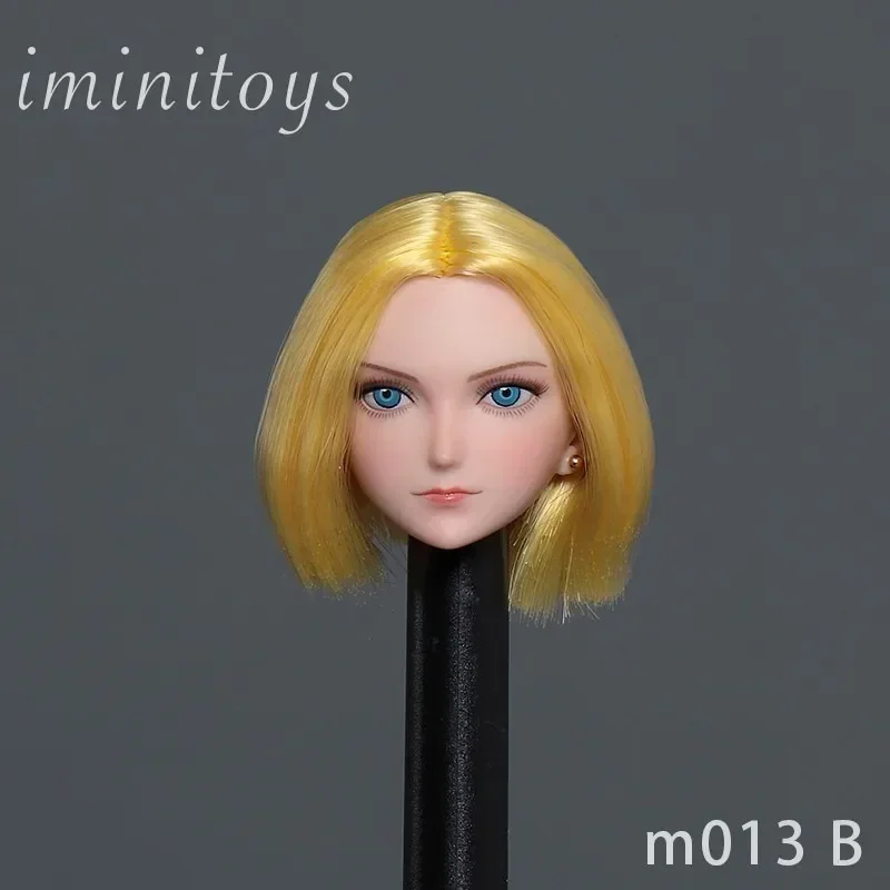 In Magazzino M013 Scala 1/6 Anime Bella Ragazza Testa Sculpt Cosplay Testa Giocata Modello per 12 ''Action Figure TBL PH Pale Corpo Bambole