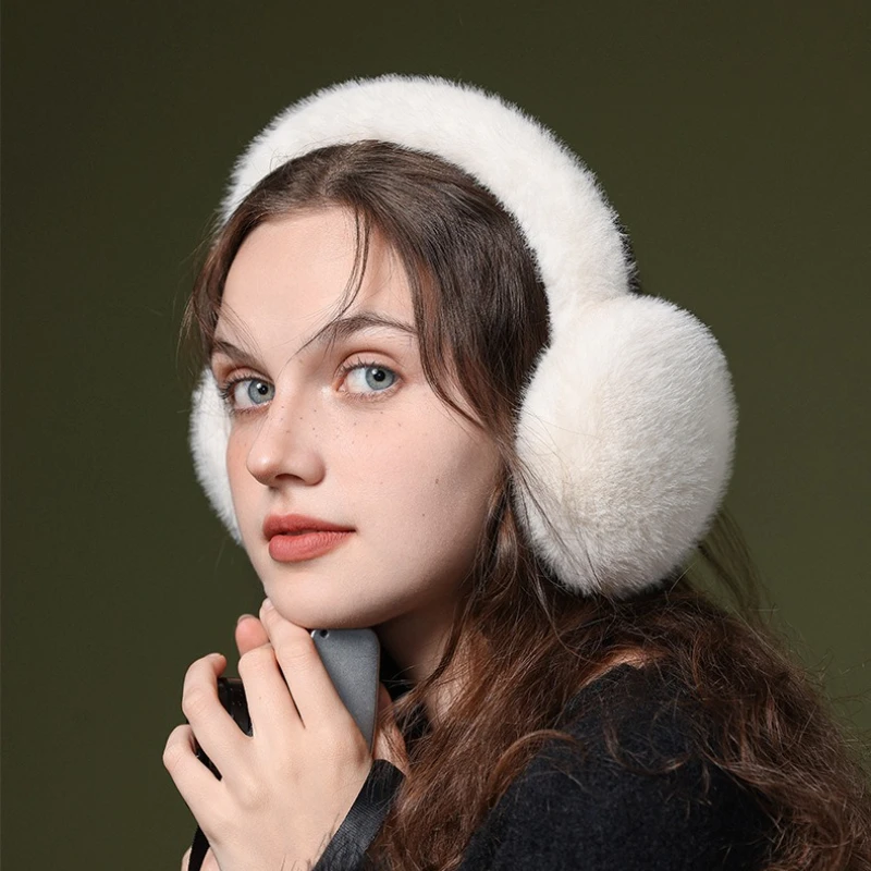 لينة أفخم الأذن دفئا الشتاء الدافئة غطاء للأذنين للنساء الرجال موضة بلون إيرفلاب في الهواء الطلق الباردة حماية الأذن يفشل غطاء للأذن
