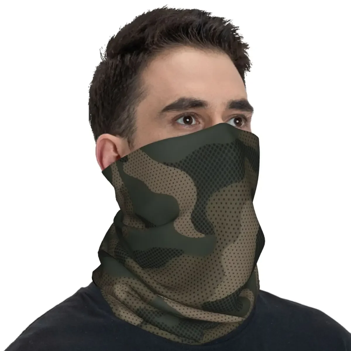 Outdoor Sport Balaclava Flecktarn Camouflage Bicycle Mask Neck Warmer Face Masks Fun Hiking Camping Sun Protection Scarf Bandana