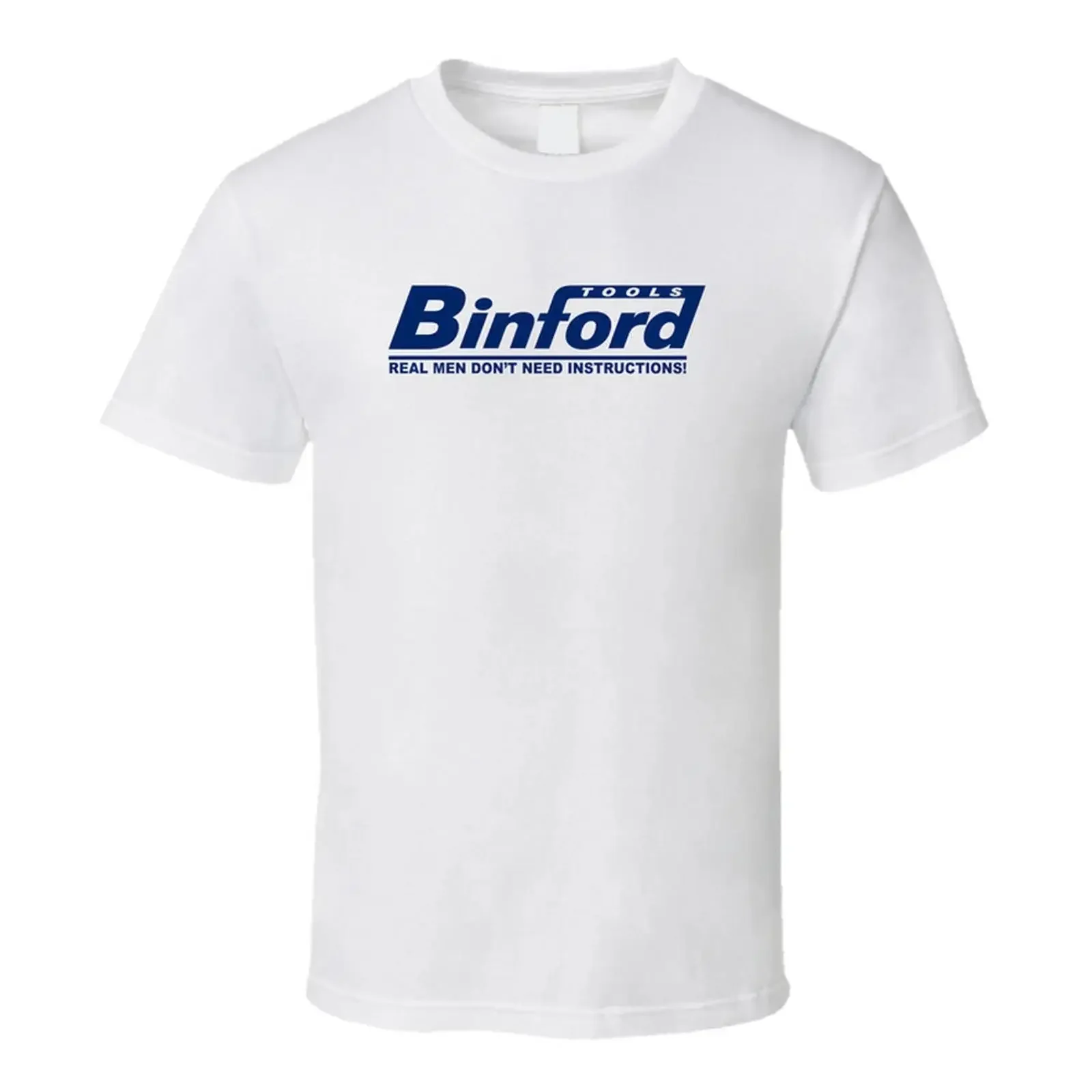 Binford Tools T Shirt vintage Washed Top For Everyday Wear Stretched Unisex Versatile Slightly Breathable Comfortable Casual