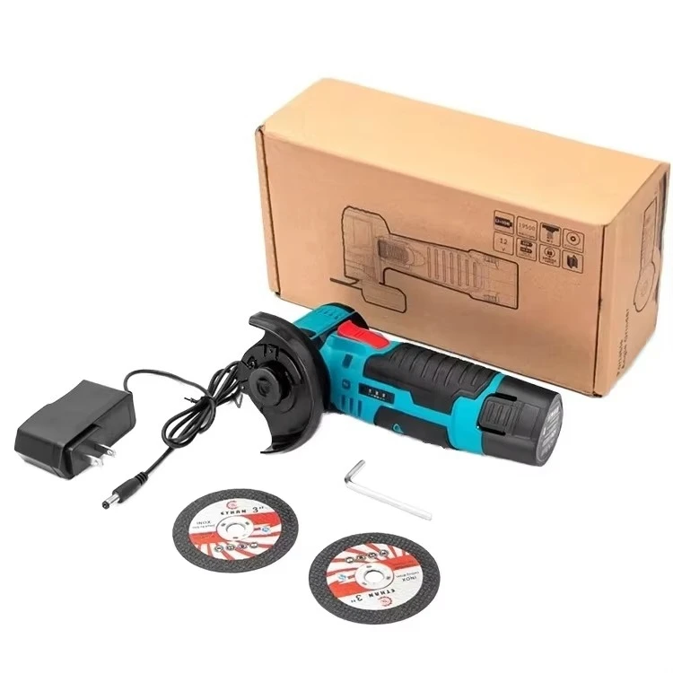 

Electric Mini Angle Grinder Handheld Brushed Portable Polishing Machine Mini Grinder Kit with a Battery Cutter