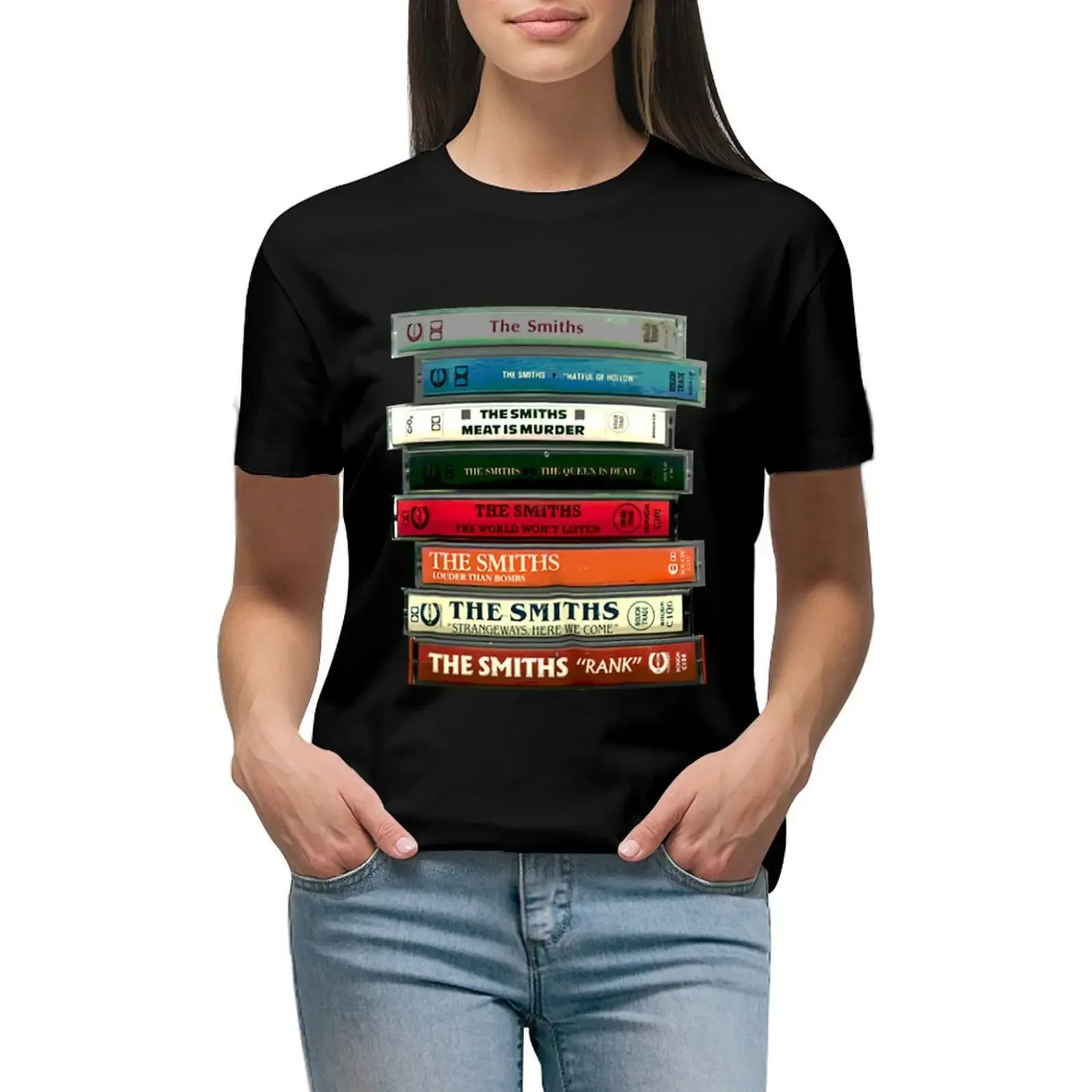 

The Smiths Cassettes T-Shirt quick drying funny korean fashion Womens graphic t shirts