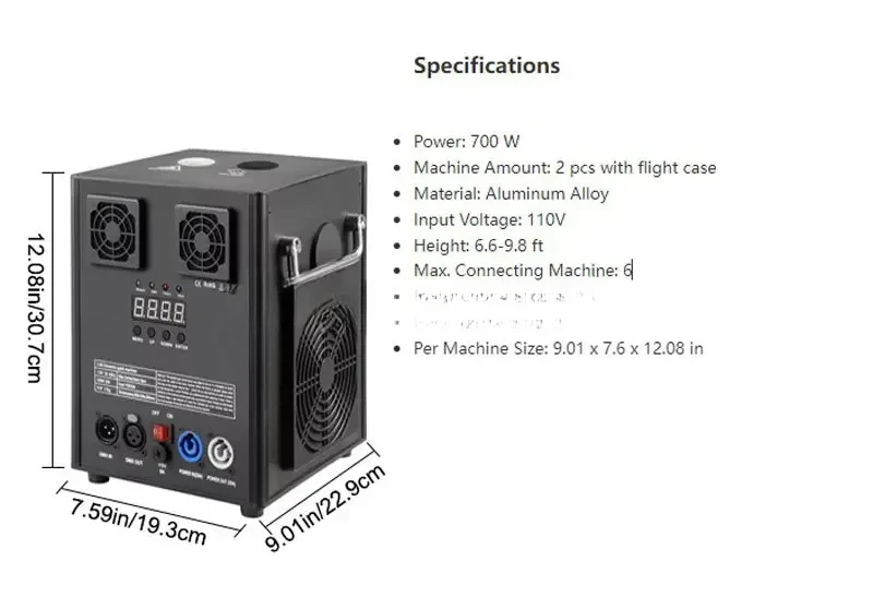 700W Dmx512 Cold Pyro Sparkler Fireworks Electronic Spark Wedding Stage Effect Machine For Event Party DJ Show