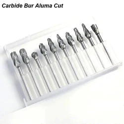 Tungsten Carbide Burr Bits Aluminum Cut 1/8 Rotary Rasp Die Grinder Drill for Dremel Metal Wood Woodworking Cutting Carving