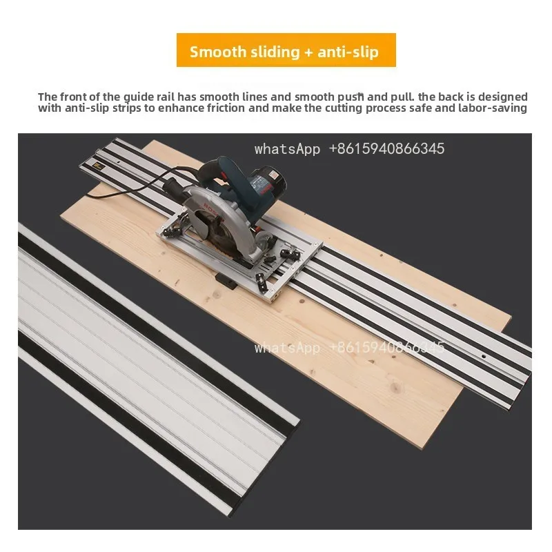 New, double rail, electric circular saw, straight line, universal rail, engraving machine, rail woodworking DIY tool