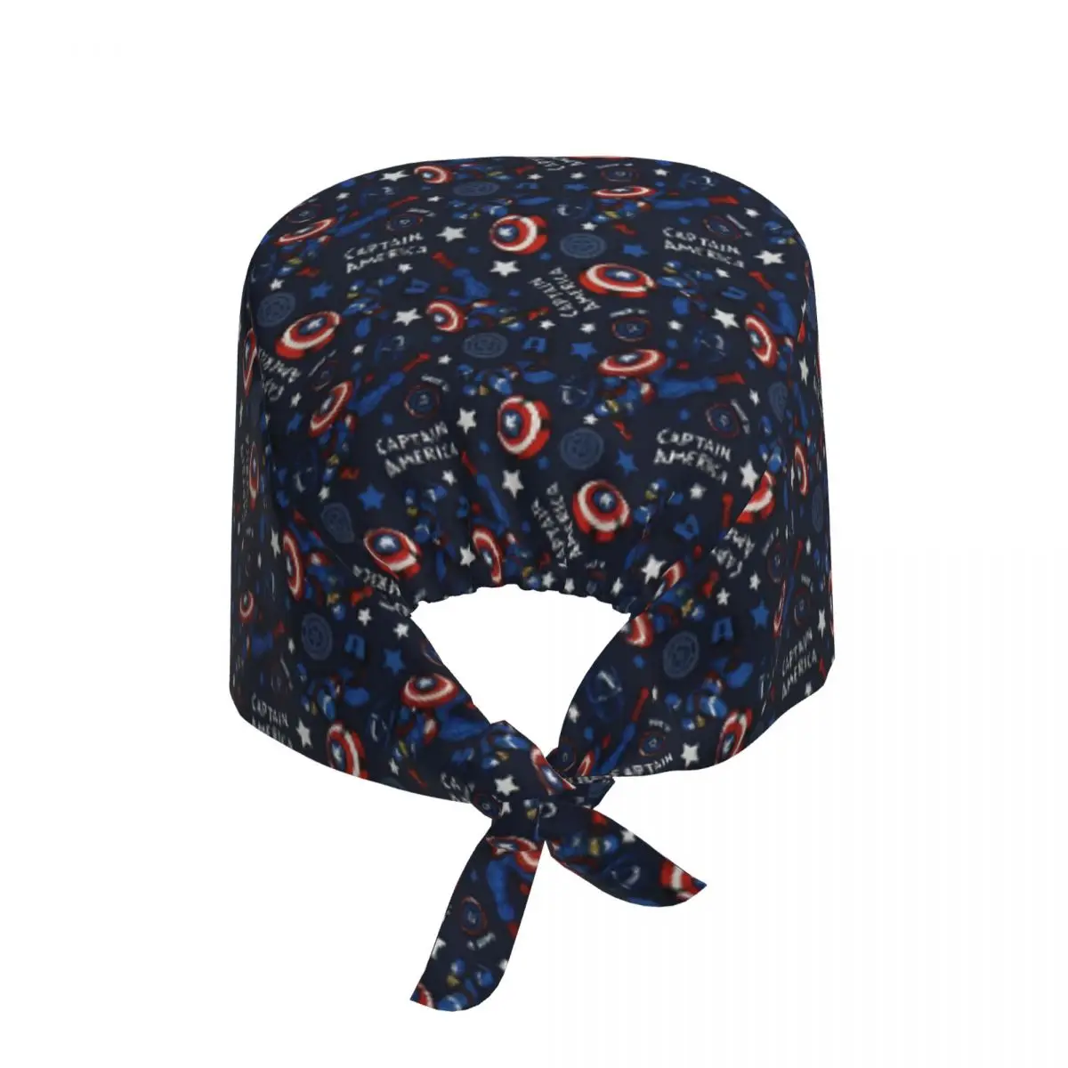 Custom Tela S-Spiders M-Man Scrubs Cap Surgical Hats Women Men Superheroes Operating Room Cap Operator Hats Lab Works Hat view 2