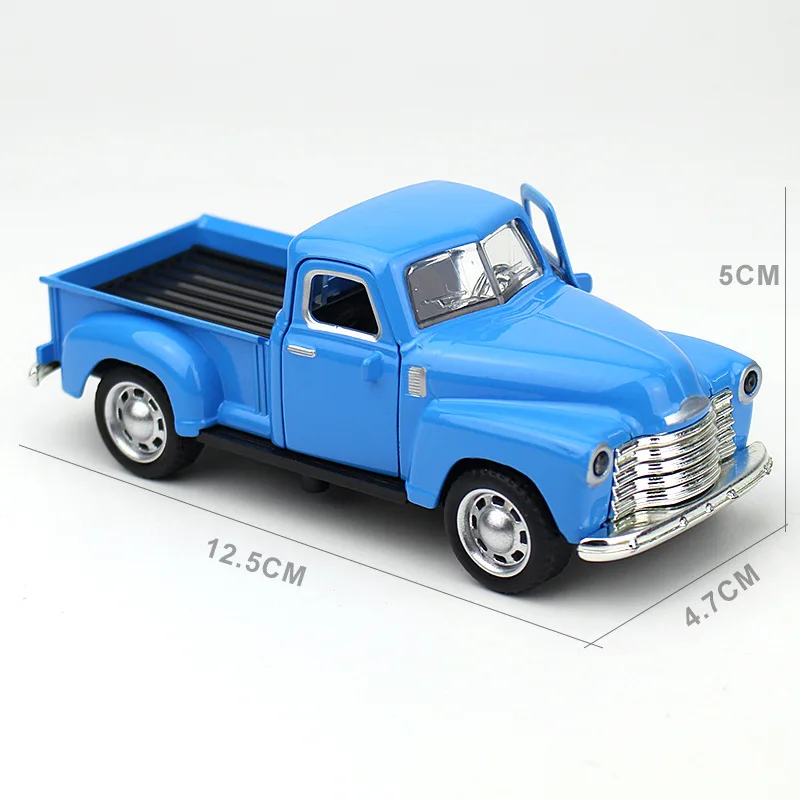 Classic Pickup Car 1/32 Scare Model Simulation  Alloy Diecasts Pull Back Vehicle Toy For Boy Kids Collection