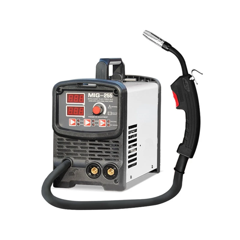 220v Small Arc  Flux Core Igbt Inverter No Gas -255 Gasless Mig Welding Machine