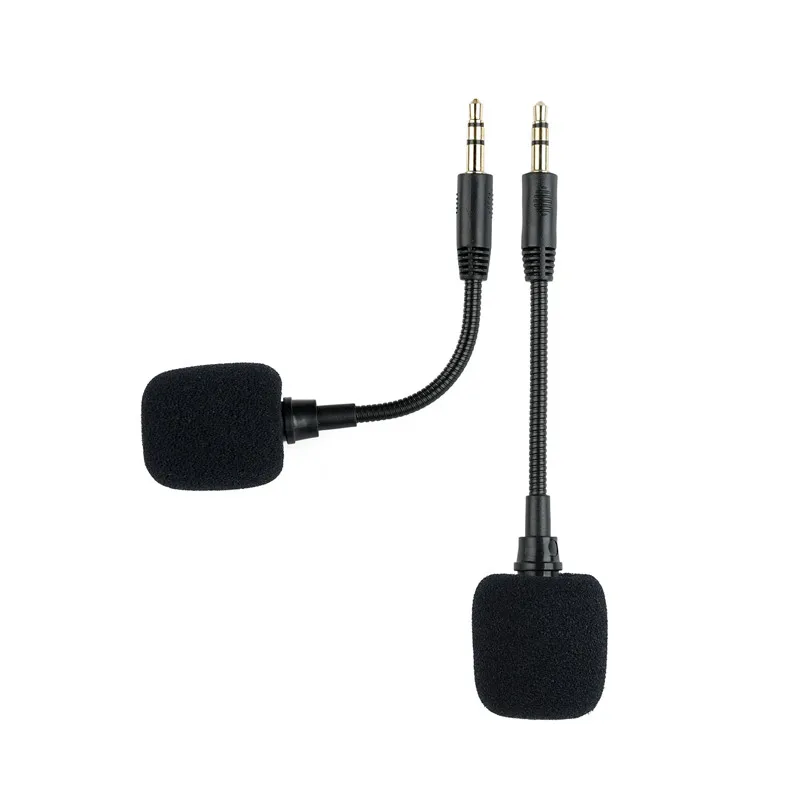 Mini Jack da 3.5mm microfono a capacità flessibile cuffie da gioco Mini HD Voice Mono Mic per telefono cellulare PC Laptop Notebook