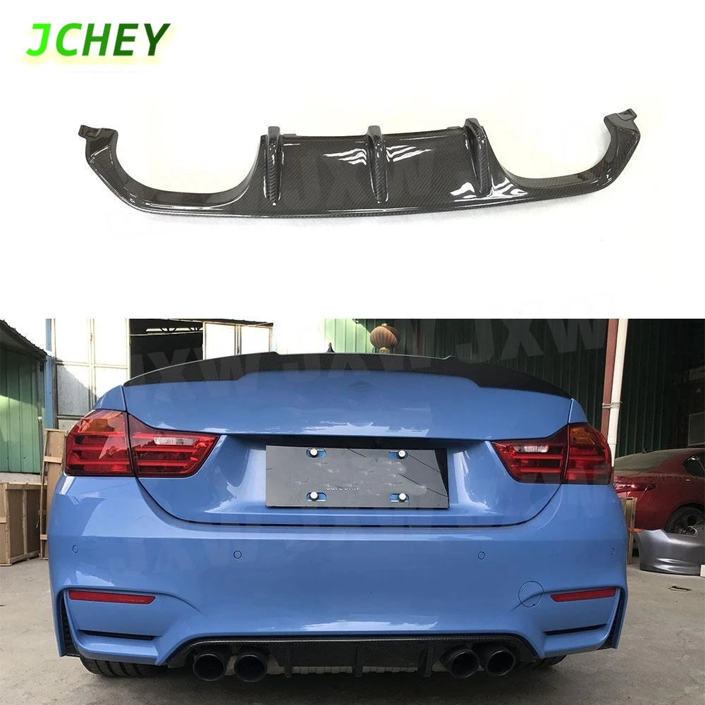 

JCHEY Dry Carbon Fiber Rear Bumper Diffuser Lip Spoile for BMW 3 Series F80 M3 4 Serises F82 F83 M4 2014-2019 Fiber Glass