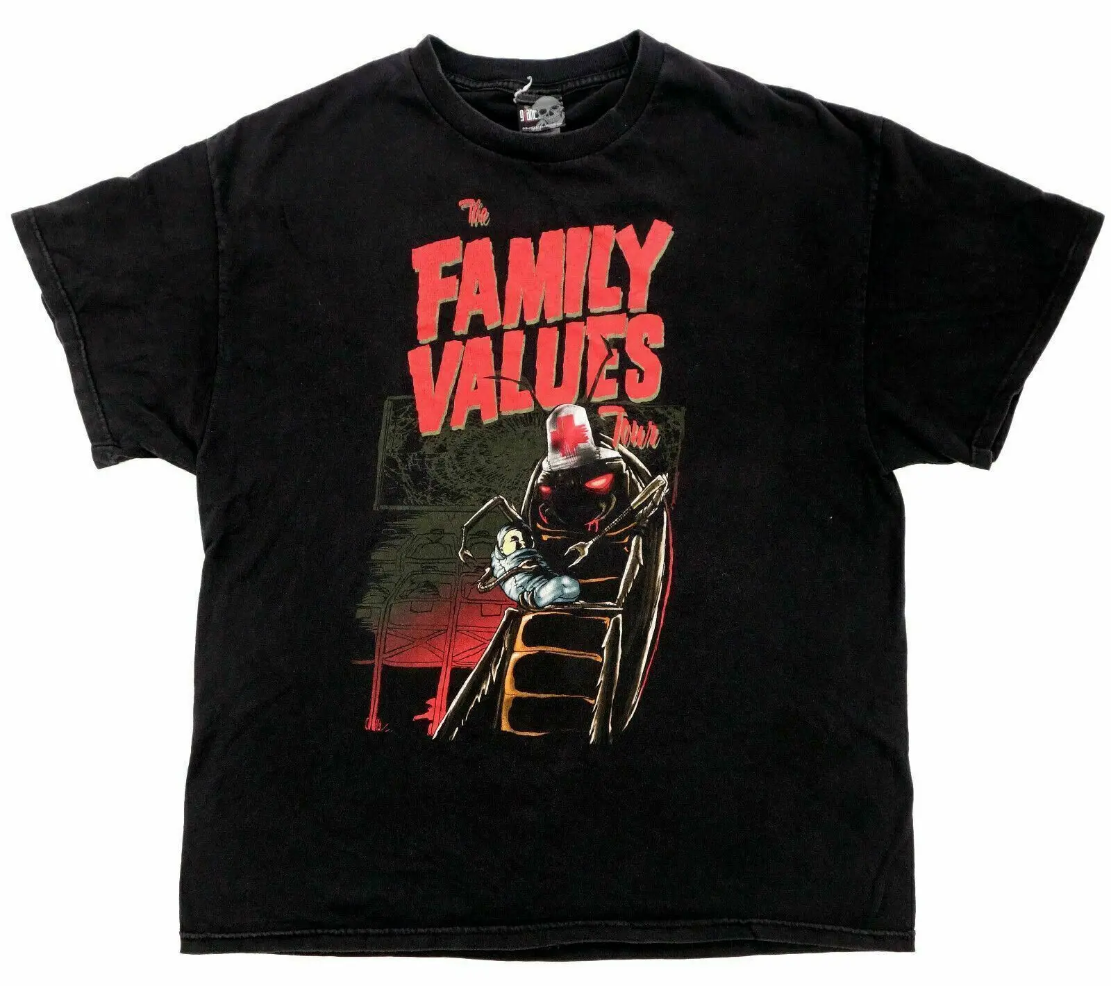 Family Values Tour Vintage T Shirt 2006 Xl Giant Korn Deftones Flyleaf Metal Tee