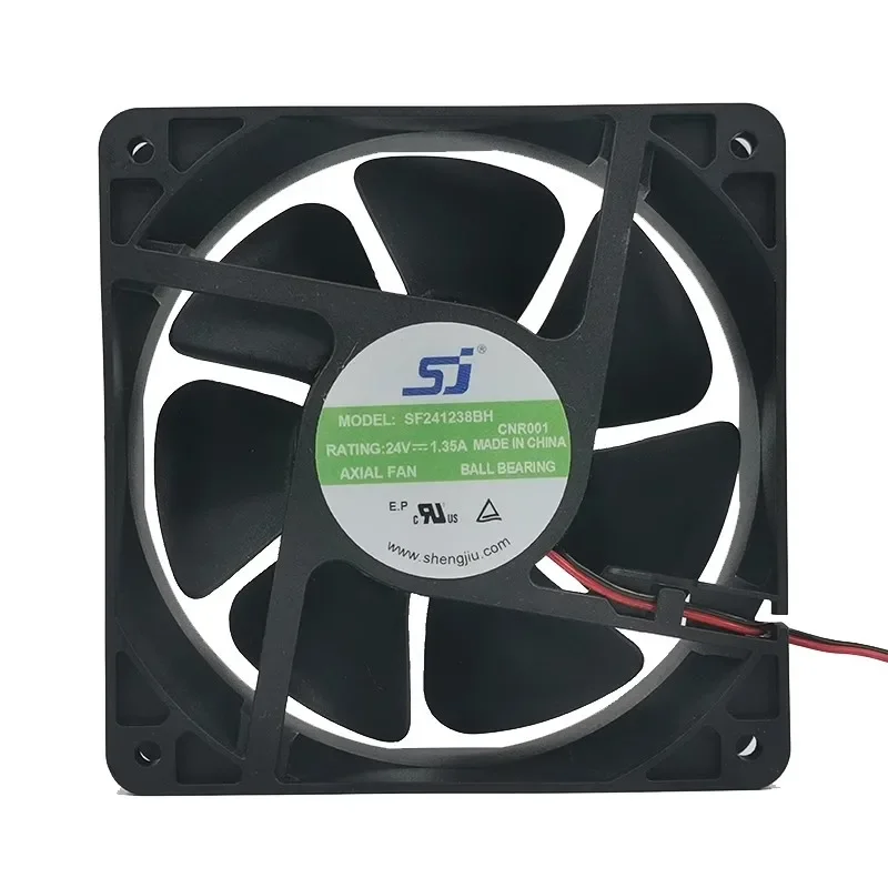 + nouveau 12 cm pour SF241238BH DC 24 V 1.35A 12038 120*120*38 MM Double boule fréquence Variable ventilateur de refroidissement à haut débit d'air