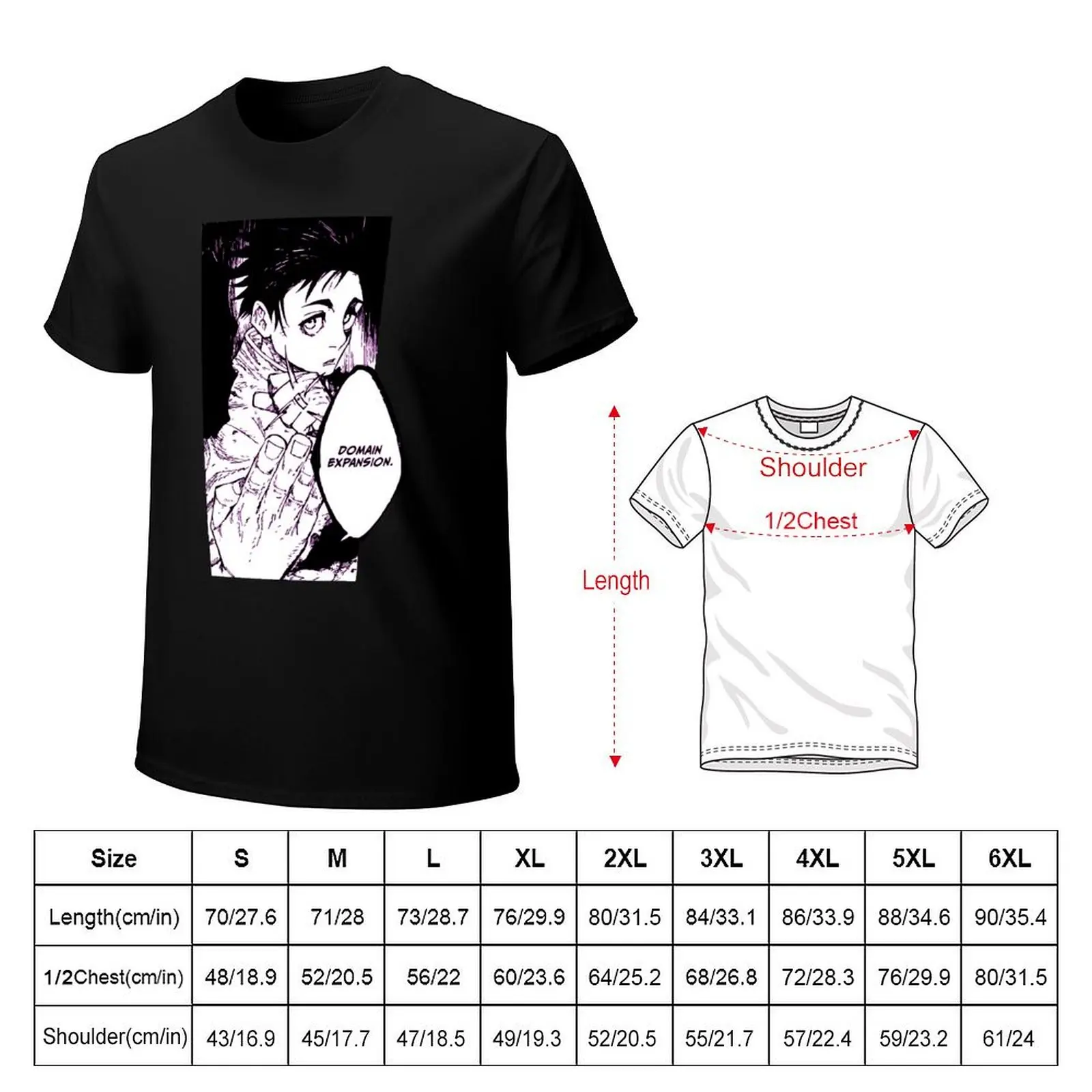 Yuta - Domain Expansion T-Shirt Anti-Pilling Casual T-Shirt
