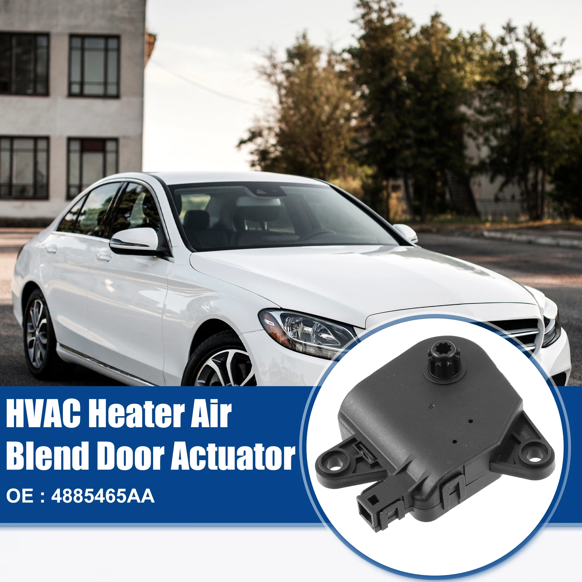 

UXCELL Воздушный дверной привод HVAC Сменный привод двери смесителя, подходит для Dodge Caravan Dakota 2001-2007 4885465AA — упаковка из 2 шт., черный