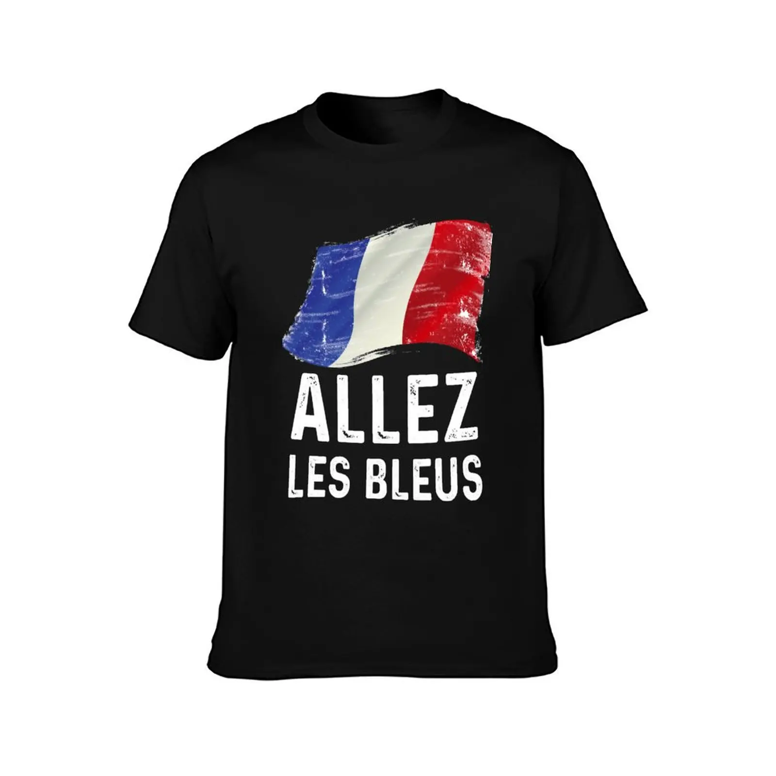 Allez Les Bleus T-Shirt Plus Size Loose Short Sleeve Top T-Shirt