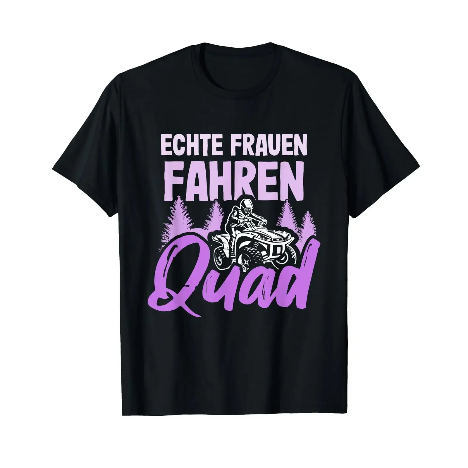 Real Women Driving Quad Driver ATV Biker Offroad T Shirt vintage Washed Slightly graphic Top For Everyday Wear fashion