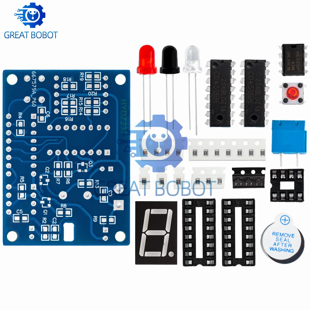 Digital Electronic Counter DIY Kit STEM Educational Logic Experiment Module