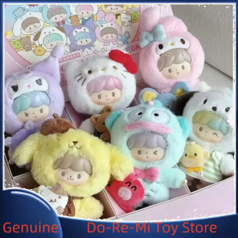 

Подлинные персонажи Sanrio Love-League Buddies, серия слепая коробка, кавайные куклы, модные игрушки, коллекционный орнамент, загадочная коробка, подарки