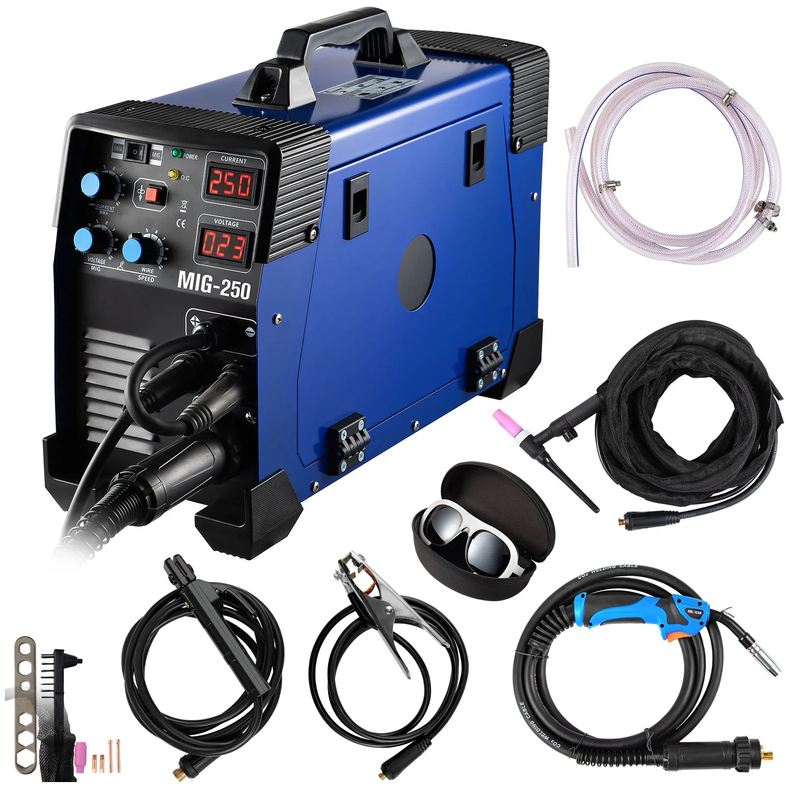 

3 in 1 Welding Machine TIG MMA MIG Welder IGBT Semi Automatic Welding Machine MIG250 /270A ARC Inverter Dual Voltage Burnback