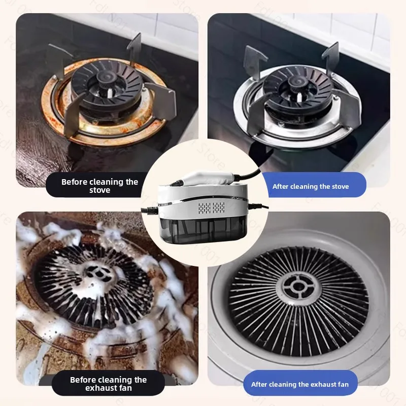 Household fabric cleaning machine high temperature steam cleaning decontamination range hood degreasing clothes ironing hanging