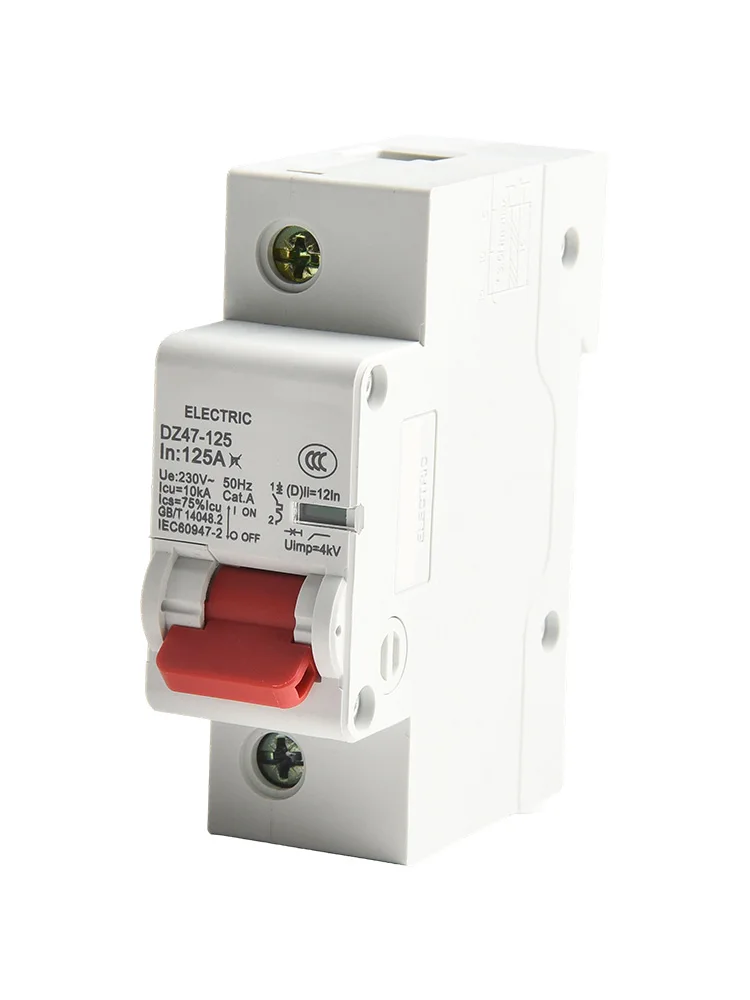 قاطع دائرة تيار متردد عالي القوة 125 أمبير مناسب لمواصل التشغيل المختلفة بما في ذلك التعدين والنقل