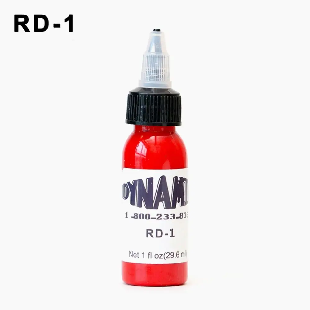 Rood Groen Tattoo Inkt Hoge Kwaliteit Zwart Bruin Wit Blauw Tattoo Oefenkleur 30Ml Paars Roze Tattoo Pigment