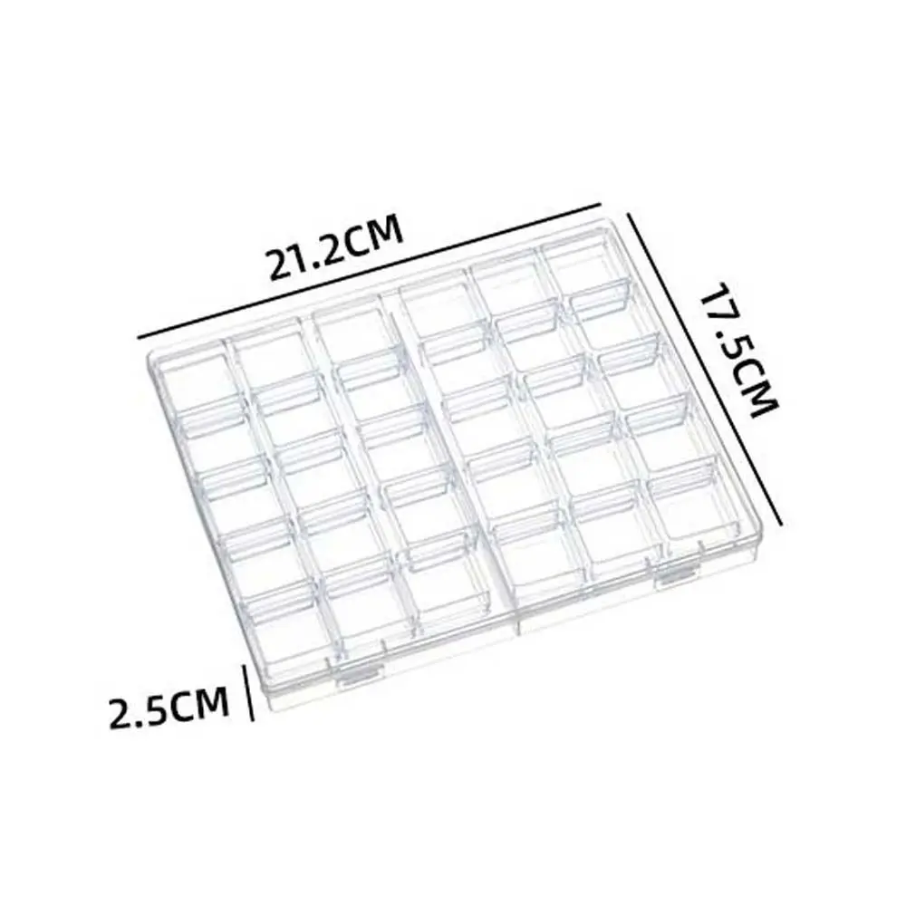 False Tips Beads Rhinestone Organizer Nail Art Storage Box Fake Nails Storage Holder Fake Nail Tip Box False Nail Container