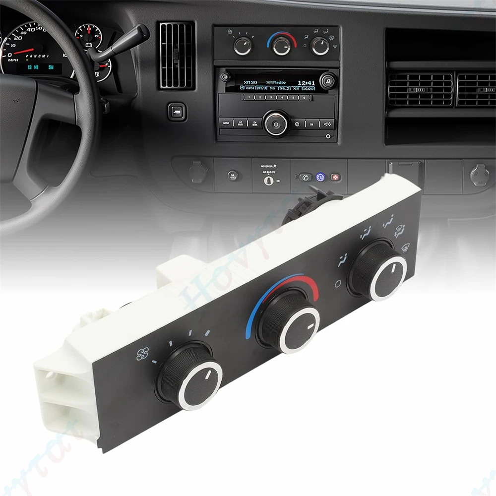 

599-293 HVAC для Chevrolet Express 1500 2500 Savana 1500 2001-2014 гг., панель переключателя управления кондиционером, передний модуль климат-контроля
