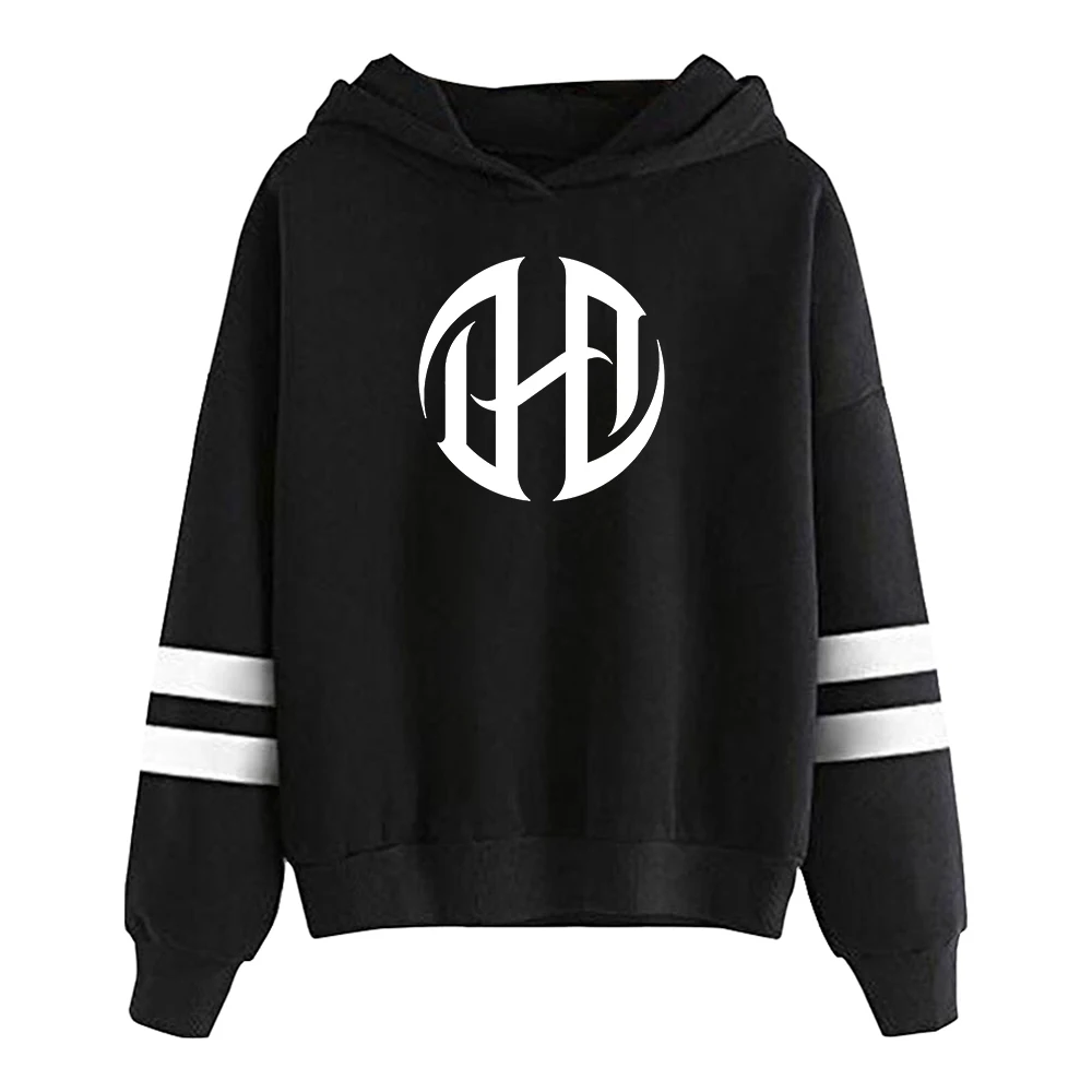 Dharius Tour Hoodie Pop Rapper Merchandise Pocketless Parallel Bars Mouw Streetwear Dames Heren Sweatshirt Hiphopkleding