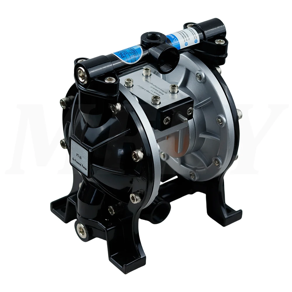 Compatible for Mini Pneumatic Diaphragm Paint Pumps A-10/A-15/A-15B/A-20/A-26 Air Operated Aluminum Alloy Diaphragm Pump