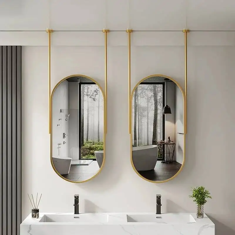 Home Mirror Entrance Mirrors Full Body Wall Art Ornaments Room Cute Decorations Dressing Rooms Miroir Mural Room Decoration