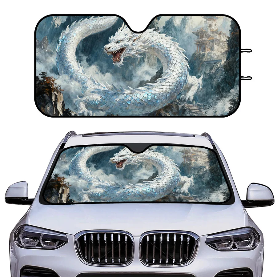 Multi-Functional Foldable Car Window Sunshade, 3 Sizes, Easy Installation, Blocks Sunlight, For Front/Rear Windows, Ideal For Su